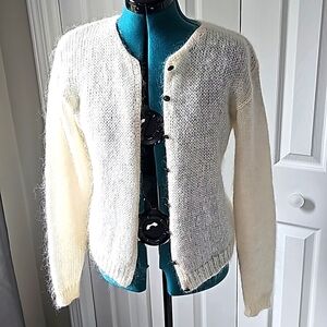 Mohair cream colored sweater